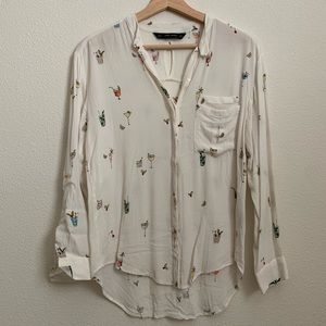 Zara Cocktail Blouse